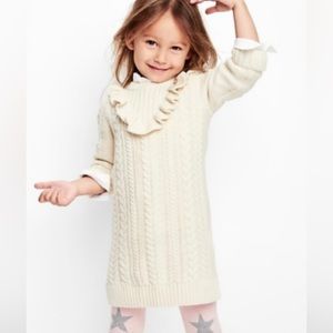 Baby GAP Ruffle Knit Sweater Dress